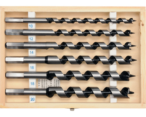 Набір свердел спіральних по дереву 6 шт YATO YT-3298