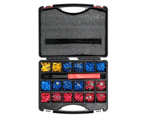 Комплект електричних з'єднувачів з обтиском 551 шт YATO YT-068920