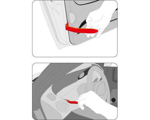 Набір знімачів для панелей облицювання YATO YT-0844