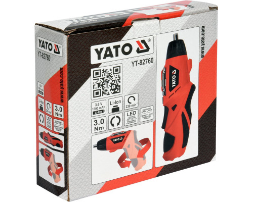 Викрутка акумуляторна 3,6 вольт YATO YT-82760