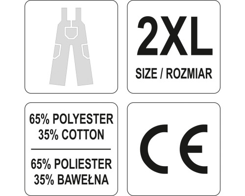 Робочий напівкомбінезон YATO YT-80294 розмір XXL