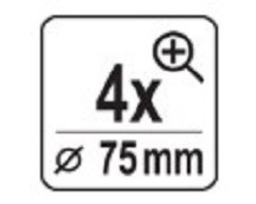 Збільшувальне скло чотирьох кратне YATO YT-73855