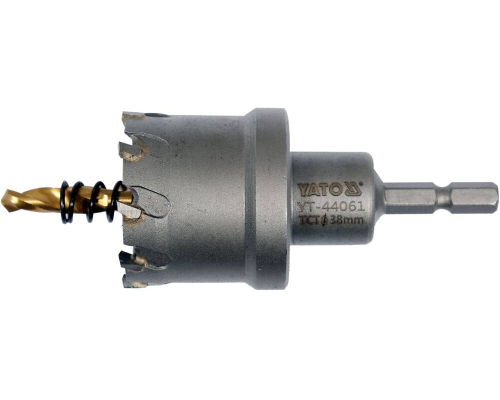Коронка TCT по металу 38мм YATO YT-44061