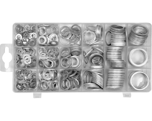 Набір алюмінієвих шайб 450 шт. YATO YT-068652