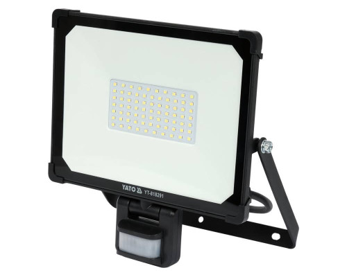 SMD Світлодіодний прожектор з датчиком руху 50Вт 4750лм YATO YT-818291