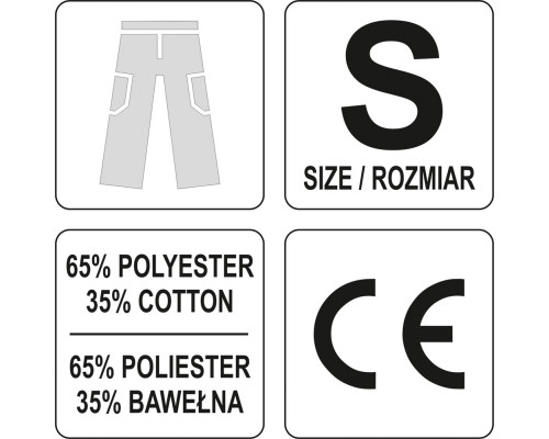 Робочі штани DAN YATO YT-80285 розмір S