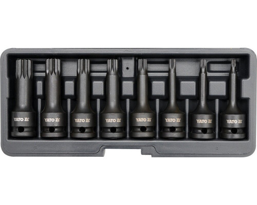 Набір ударних торцевих насадок Spline YATO YT-1069