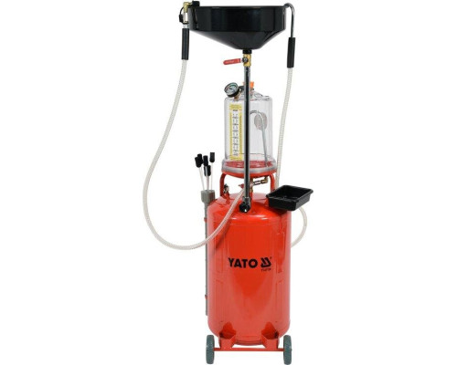 Пневматичний пристрій для зливу масла на колесах YATO YT-07190