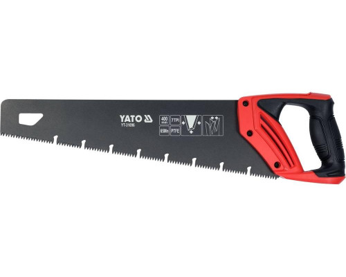 Пила по дереву L-400 мм PTFE покриття YATO YT-31096