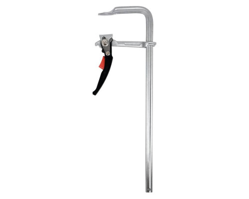 Сталевий затискач 500X120 мм F типу, стрижень 22X10.6 мм хромований, швидкозатискний YATO YT-63955