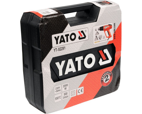 Фен промисловий з насадками YATO YT-82291