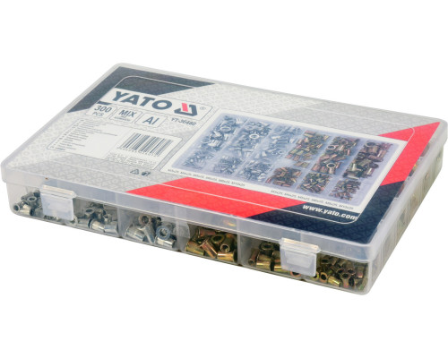 Заклепки сталеві і алюмінієві 300 шт YATO YT-36480