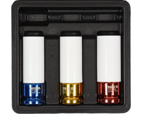 Комплект ударних головок для алюмінієвих дисків 17, 19, 21 мм YATO YT-1056