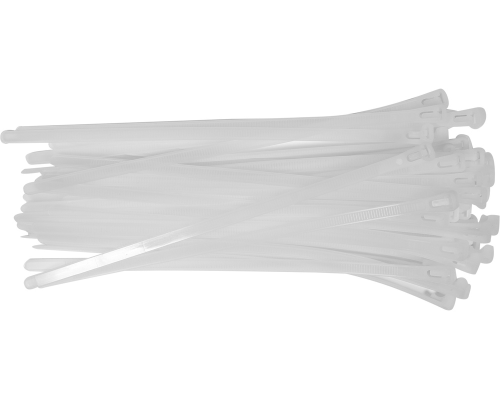 Стяжка пластикова 7.6х450 мм 50шт. біла YATO YT-70668