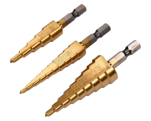 Набір конусних свердел по металу YATO YT-44731