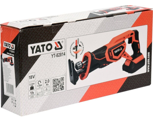 Акумуляторна шабельна пила YATO YT-82814