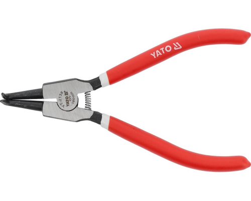Прямі зовнішні плоскогубці для стопорних кілець Seger 180 мм YATO YT-2138