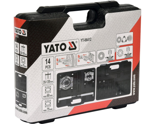 Комплект знімачів і сепараторів 14 елементів YATO YT-06412