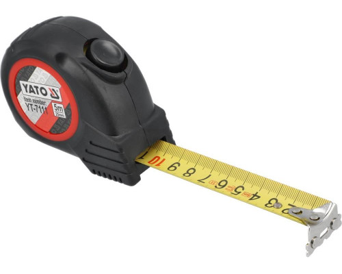 Рулетка сталева 5м х 25мм YATO YT-7111