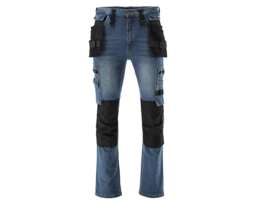 Робочі штани еластичні джинсові темно-сині YATO YT-79051 розмір M