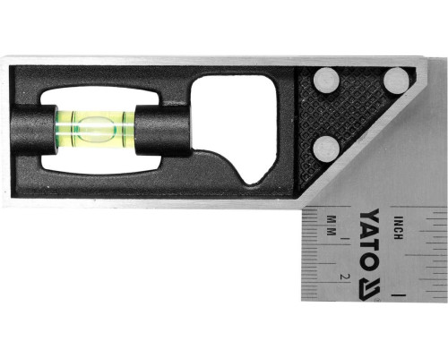 Кутник інженерний з рівнем YATO YT-70843