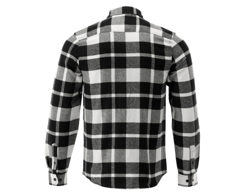 Фланелева сорочка, біло-чорна, YATO YT-78813 розмір M