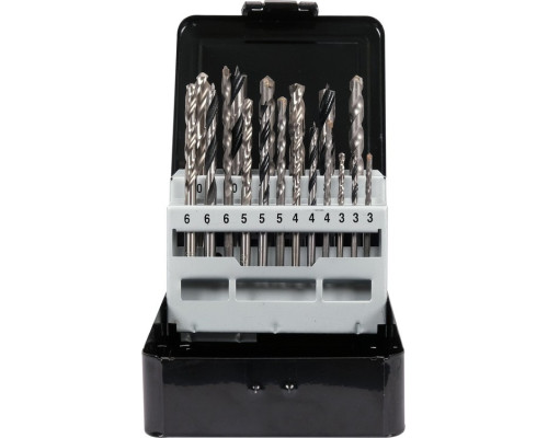 Набір універсальних свердел із 18 шт YATO YT-43490