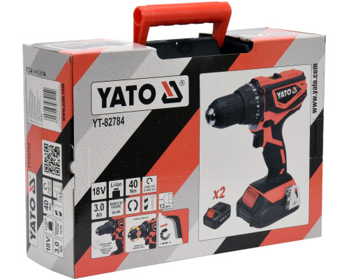 Акумуляторний дриль-шурупокрут YATO YT-82784