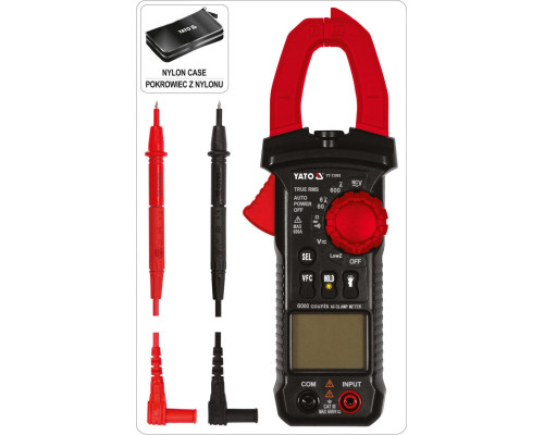 Цифрові мультиметр-кліщі YATO YT-73092