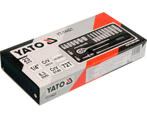 Набір головок для ремонту автомобіля YATO YT-14421