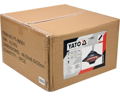 Інфрачервоний обігрівач з дистанційним управлінням YATO YT-99501