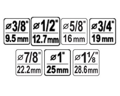 Гідравлічний розширювач для мідних труб дюймових YATO YT-21826
