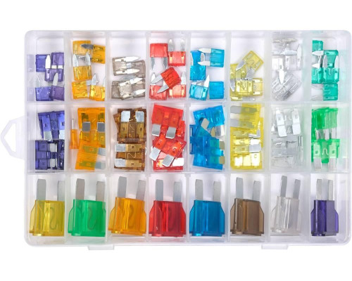 Комплект запобіжників MINI/STANDARD/MAXI 88 шт. YATO YT-83147