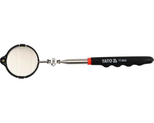 Дзеркало оглядове телескопічне з лампою YATO YT-0663