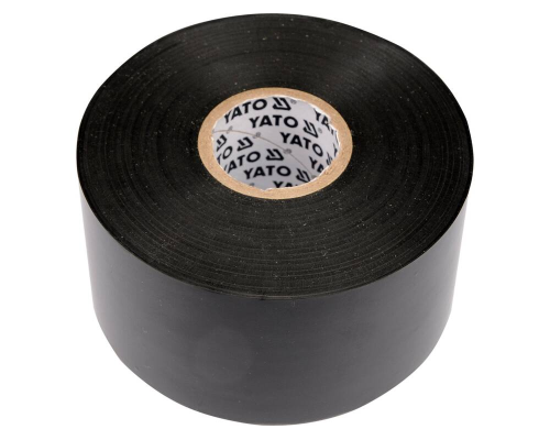 Стрічка електроізоляційна 50ммх33мх0.19мм, чорна YATO YT-8177