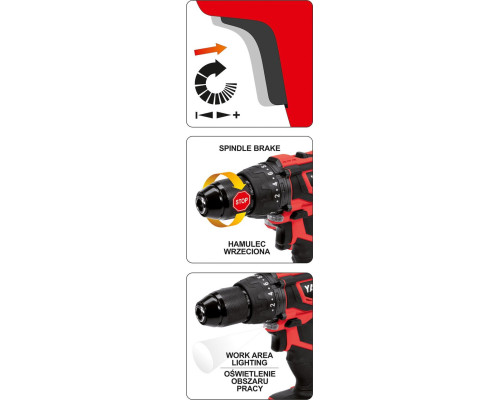 Дриль-шуруповерт акумуляторний YATO YT-82787