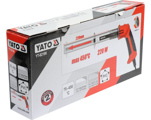 Термонож для пенопласта YATO YT-82190