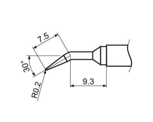 Активне жало для паяльника T12-JL02 YATO YT-82492