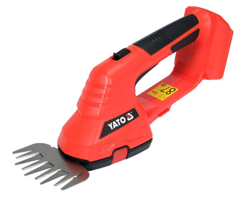 Акумуляторні ножиці для трави та кущів 18 В без акумулятора YATO YT-828356