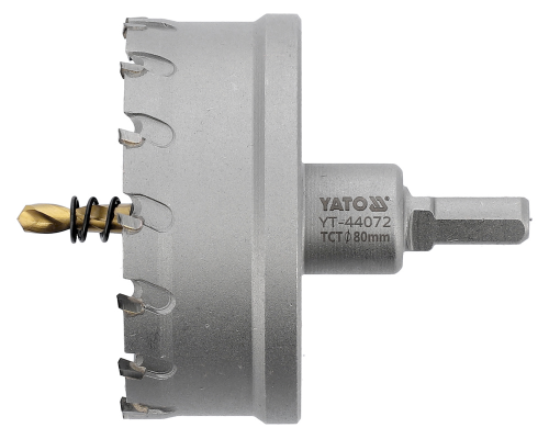 Коронка TCT по металу 80мм YATO YT-44072