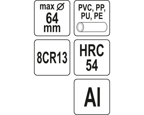 Труборіз 64 мм YATO YT-22293