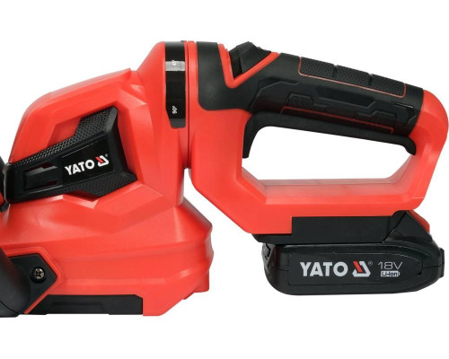 Акумуляторний кущоріз 18B, 45см, 2,0 Аг YATO YT-828331