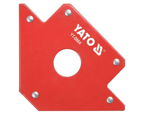 Зварювальний магнітний квадрат 102х155х17 мм YATO YT-0864