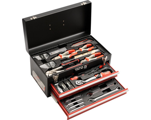 Набір інструментів у ящику з висувними полками YATO YT-38951