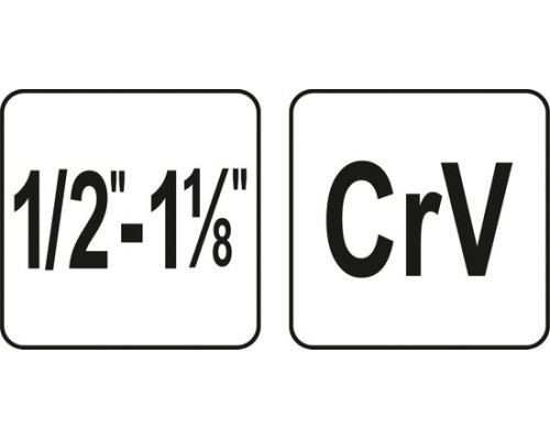 Ключ ступінчастий з ручкою YATO YT-03318