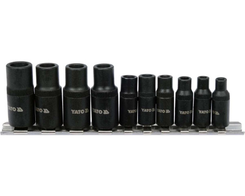 Набір різьбових перехідників 1/4" 3/8" YATO YT-29280