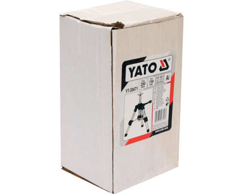 Алюмінієвий штатив 28 см YATO YT-30471