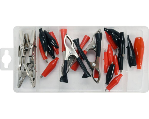 Електричні затискачі крокодил набір з 28 шт.YATO YT-06870