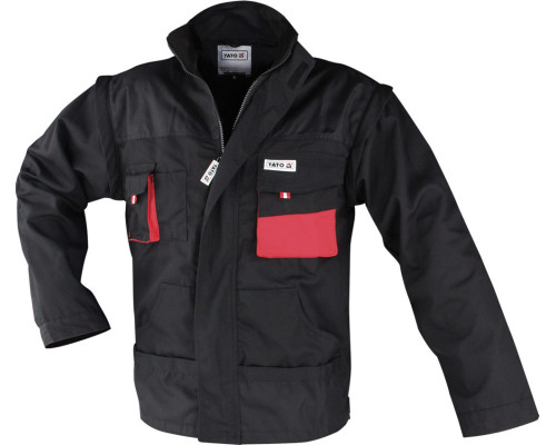 Робоча куртка чорна YATO YT-8022 розмір L