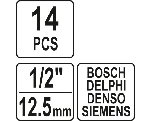 Комплект інерційних знімачів для форсунок YATO YT-06174